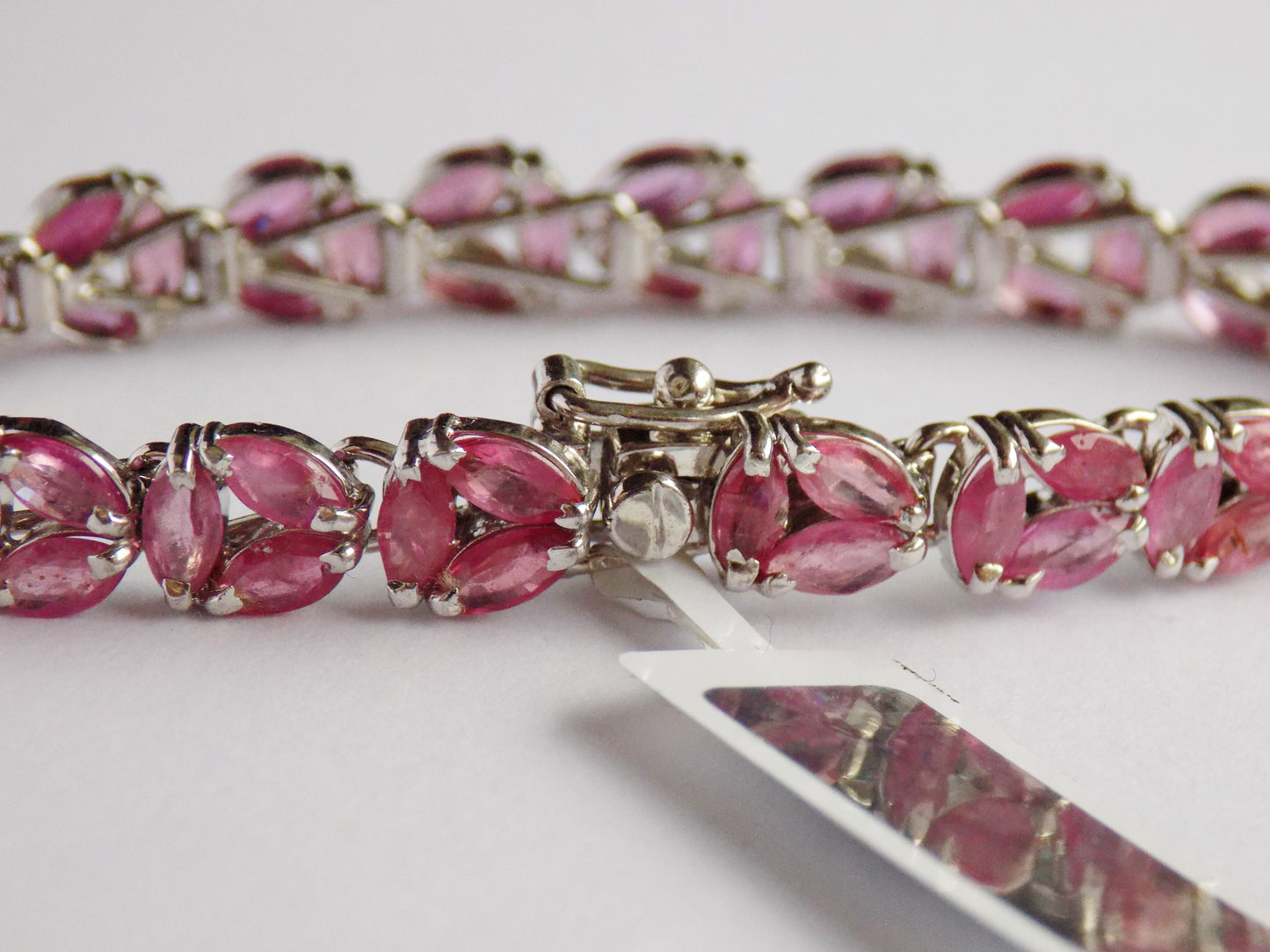 Silver Bracelet with Rubies - AnArt