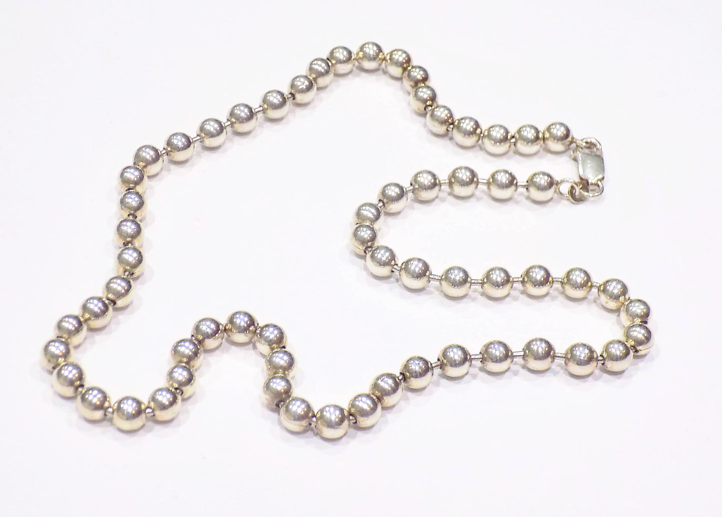 Silver Bead Chain 51 cm