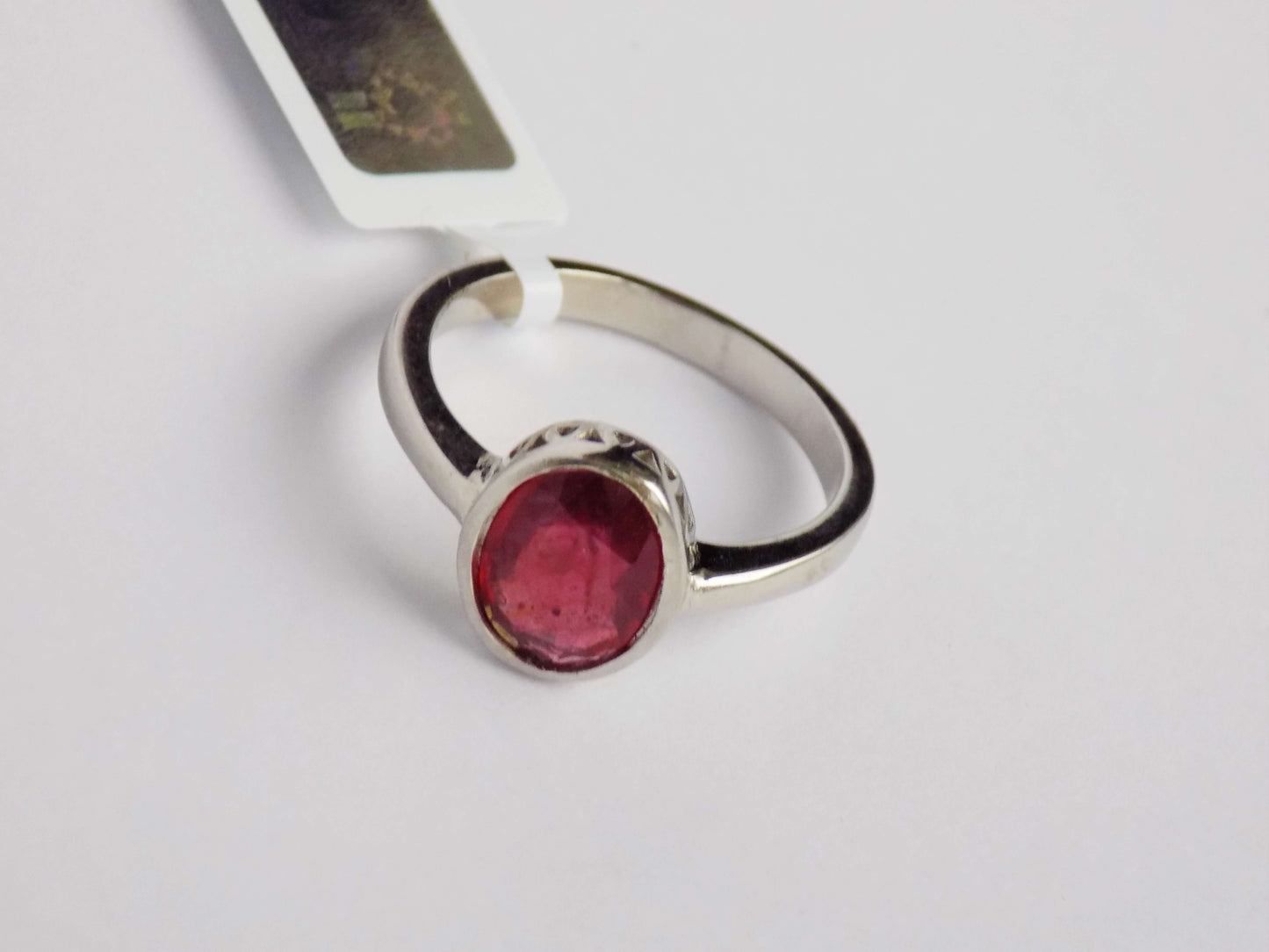 Silver Ring with Ruby - AnArt