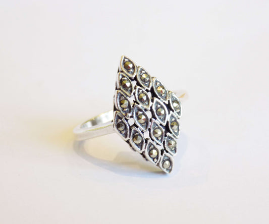 Silver Rhombus Ring