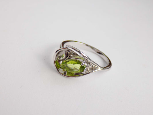 Silver Ring with Peridot - AnArt