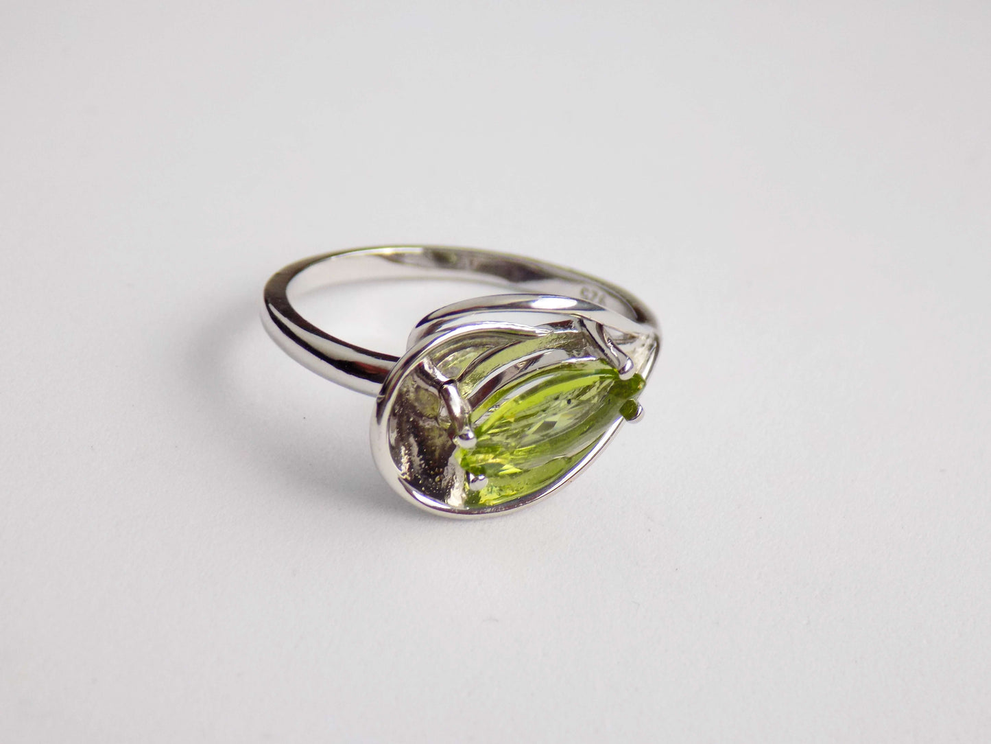 Silver Ring with Peridot - AnArt